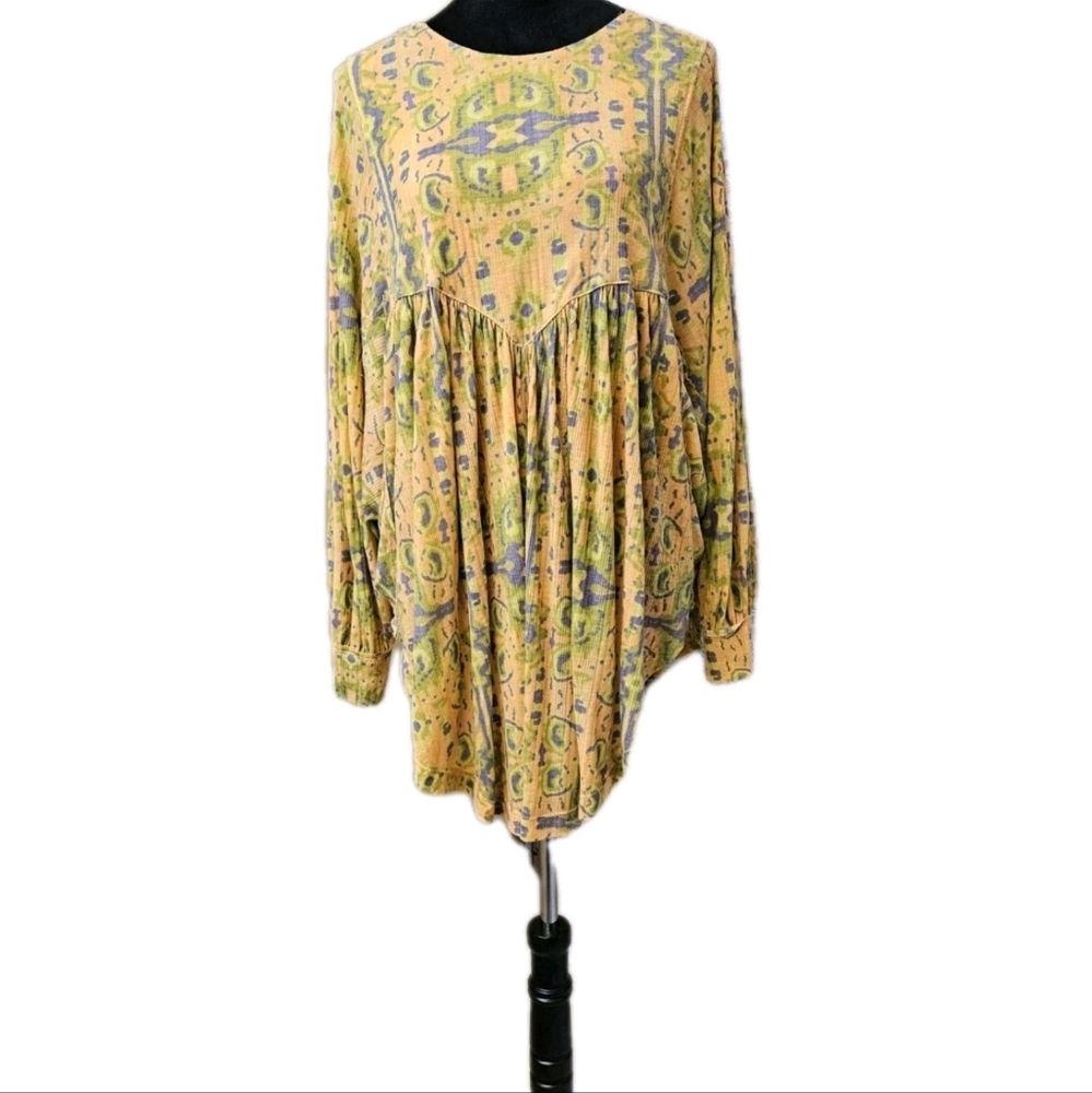 Free People Vibrant Floral Blouse - Picture 3 of 16